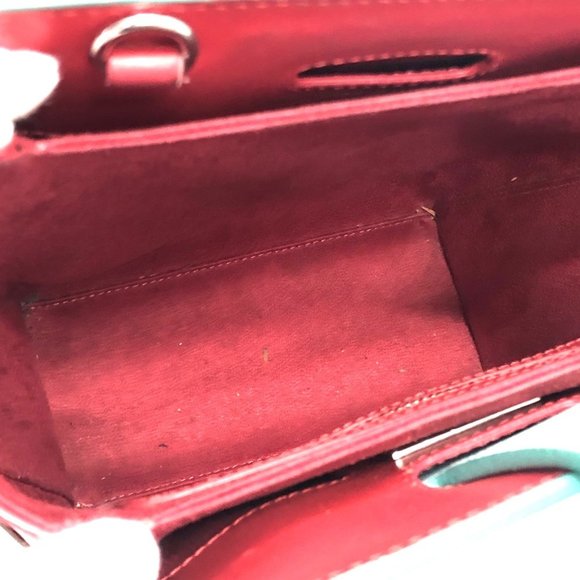 CHRISTIAN LOUBOUTIN Blue Leather Shoulder Bag - Picture 8 of 14